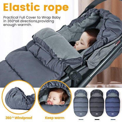 Orzbow Universal Stroller Footmuff, Winter Baby Bunting Bag, Weather-Proof