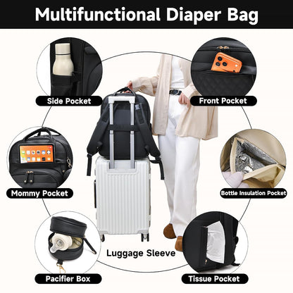 Baby with Changing Station,Baby Essentials(Grey)