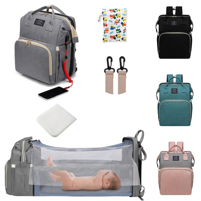 Baby with Changing Station,Baby Essentials(Grey)