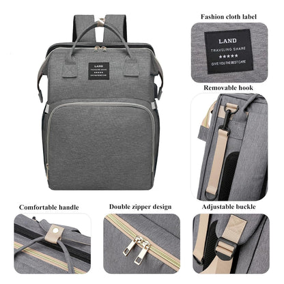 Baby with Changing Station,Baby Essentials(Grey)