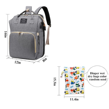 Baby with Changing Station,Baby Essentials(Grey)