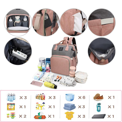Baby with Changing Station,Baby Essentials(Grey)