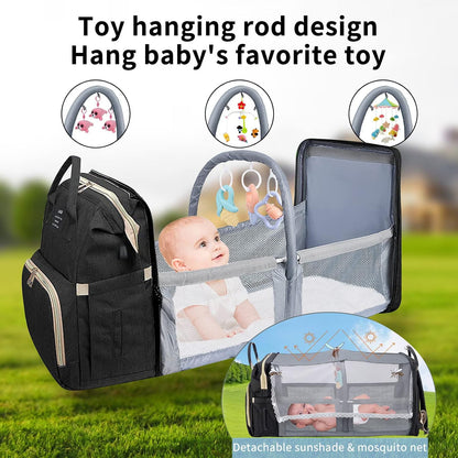 Baby with Changing Station,Baby Essentials(Grey)