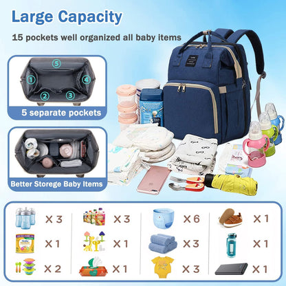 Baby with Changing Station,Baby Essentials(Grey)