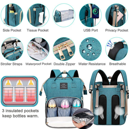 Baby with Changing Station,Baby Essentials(Grey)