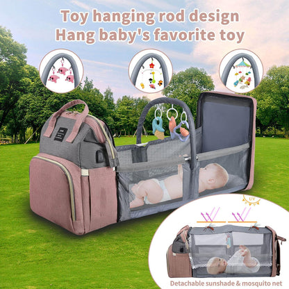 Baby with Changing Station,Baby Essentials(Grey)