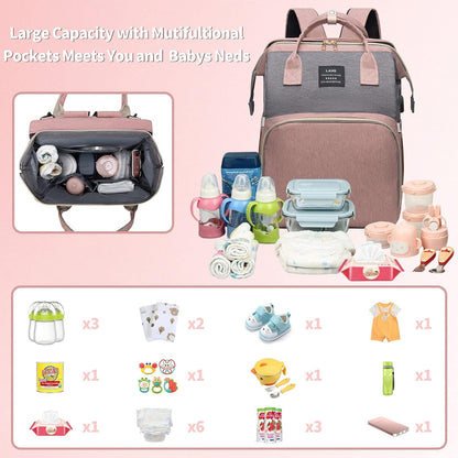 Baby with Changing Station,Baby Essentials(Grey)