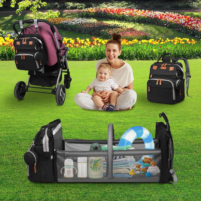 Baby with Changing Station,Baby Essentials(Grey)