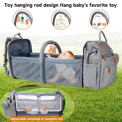 Baby with Changing Station,Baby Essentials(Grey)