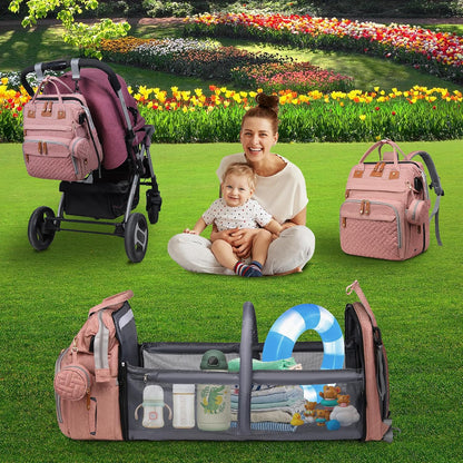 Baby with Changing Station,Baby Essentials(Grey)