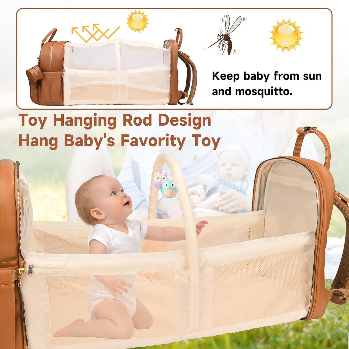 Baby with Changing Station,Baby Essentials(Grey)