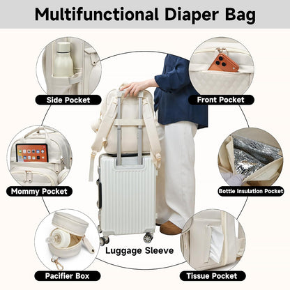 Baby with Changing Station,Baby Essentials(Grey)