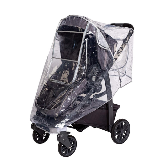J.L. Childress Universal Single Stroller Rain Cover & Weather Shield, Grey
