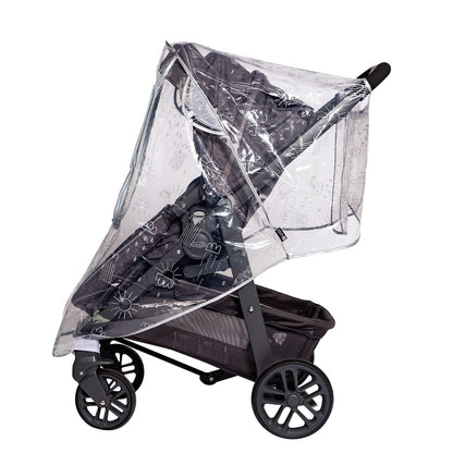 J.L. Childress Universal Single Stroller Rain Cover & Weather Shield, Grey
