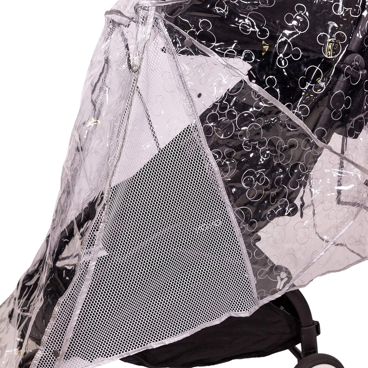 J.L. Childress Universal Single Stroller Rain Cover & Weather Shield, Grey