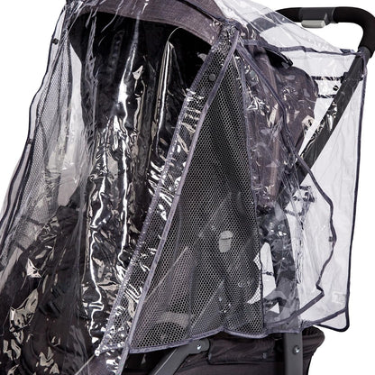 J.L. Childress Universal Single Stroller Rain Cover & Weather Shield, Grey