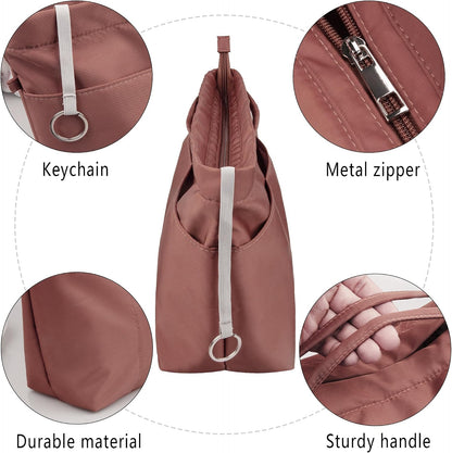 Purse Insert Organizers for Tote Handbag Bag in Bag with Zipper Liner Bag Organizer for Women 14 pockets