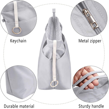Purse Insert Organizers for Tote Handbag Bag in Bag with Zipper Liner Bag Organizer for Women 14 pockets