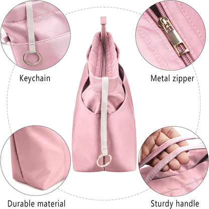 Purse Insert Organizers for Tote Handbag Bag in Bag with Zipper Liner Bag Organizer for Women 14 pockets