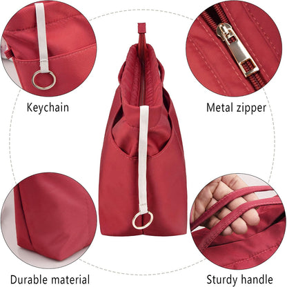 Purse Insert Organizers for Tote Handbag Bag in Bag with Zipper Liner Bag Organizer for Women 14 pockets