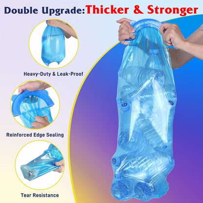 Diaper Pail Refill Bags 40 Pack, Compatible with Arm&Hammer Disposal System, Diaper Bags with Upgraded Odor Lock, Seal and Toss Diaper Pail Refills, Holds up to 1280 Baby Diapers