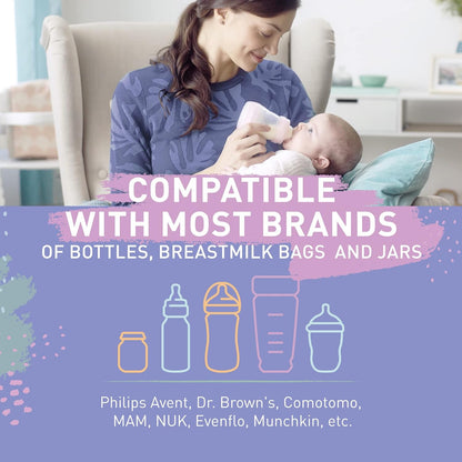 Baby Bottle Warmer for Breastmilk and Formula, Fast Bottle Warmer with Adjustable Timer, Keep Warm Mode, Breast Milk Defroster