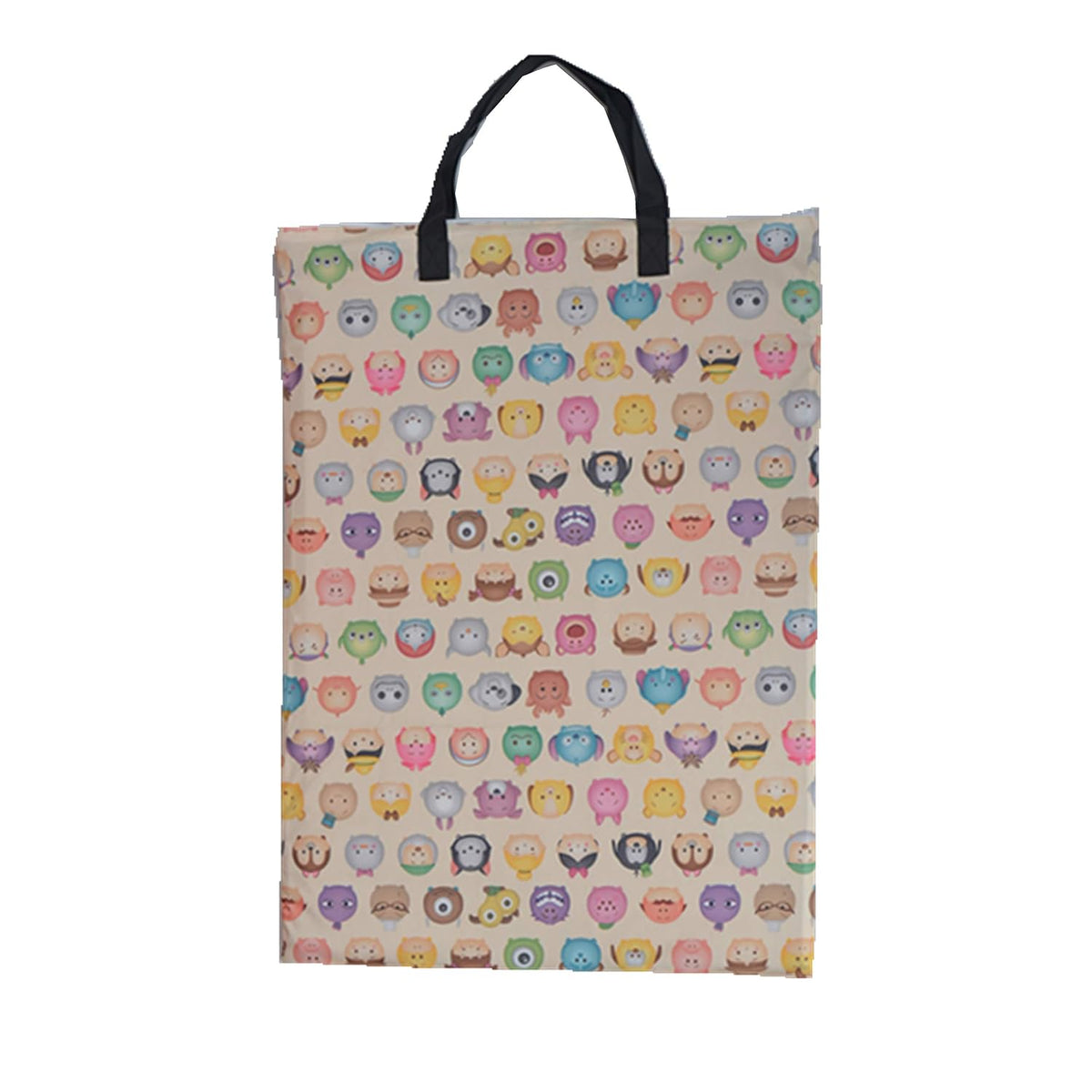 Reusable Large Hanging Wet Dry Cloth Diaper Pail Bag for Diapers or Laundry (Cartoon Head)
