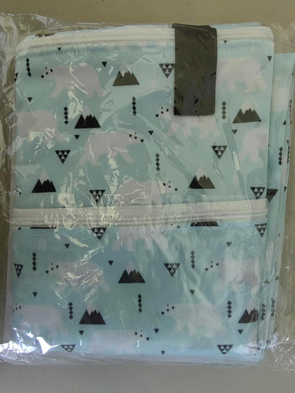 Reusable Large Hanging Wet Dry Cloth Diaper Pail Bag for Diapers or Laundry (Cartoon Head)