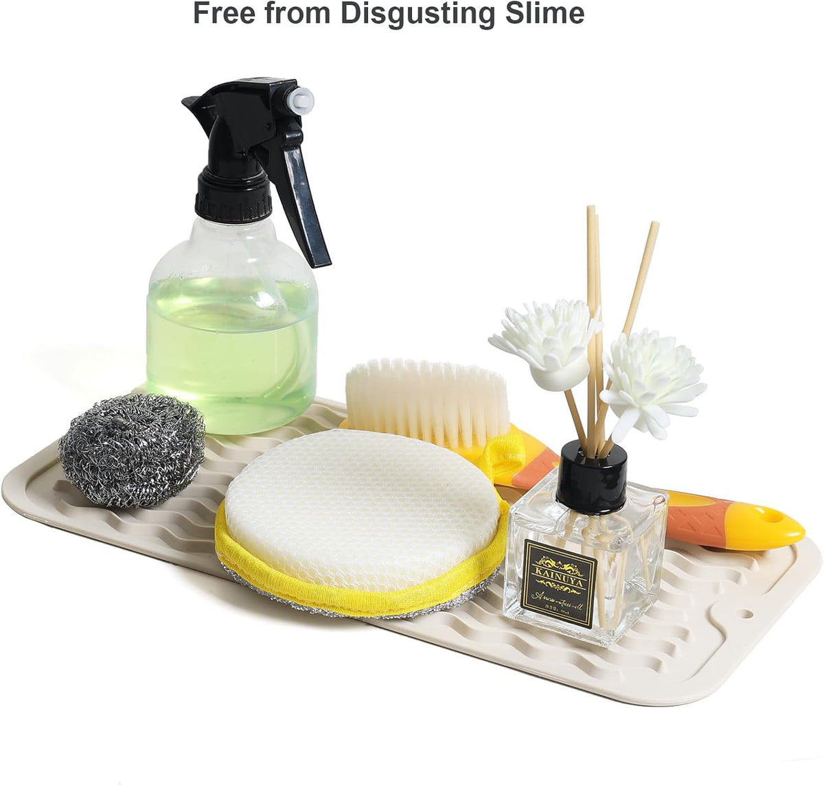 4-in-1 Silicone Mat: Air Fryer & Coffee Maker, 12"x12", Black