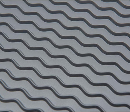 4-in-1 Silicone Mat: Air Fryer & Coffee Maker, 12"x12", Black