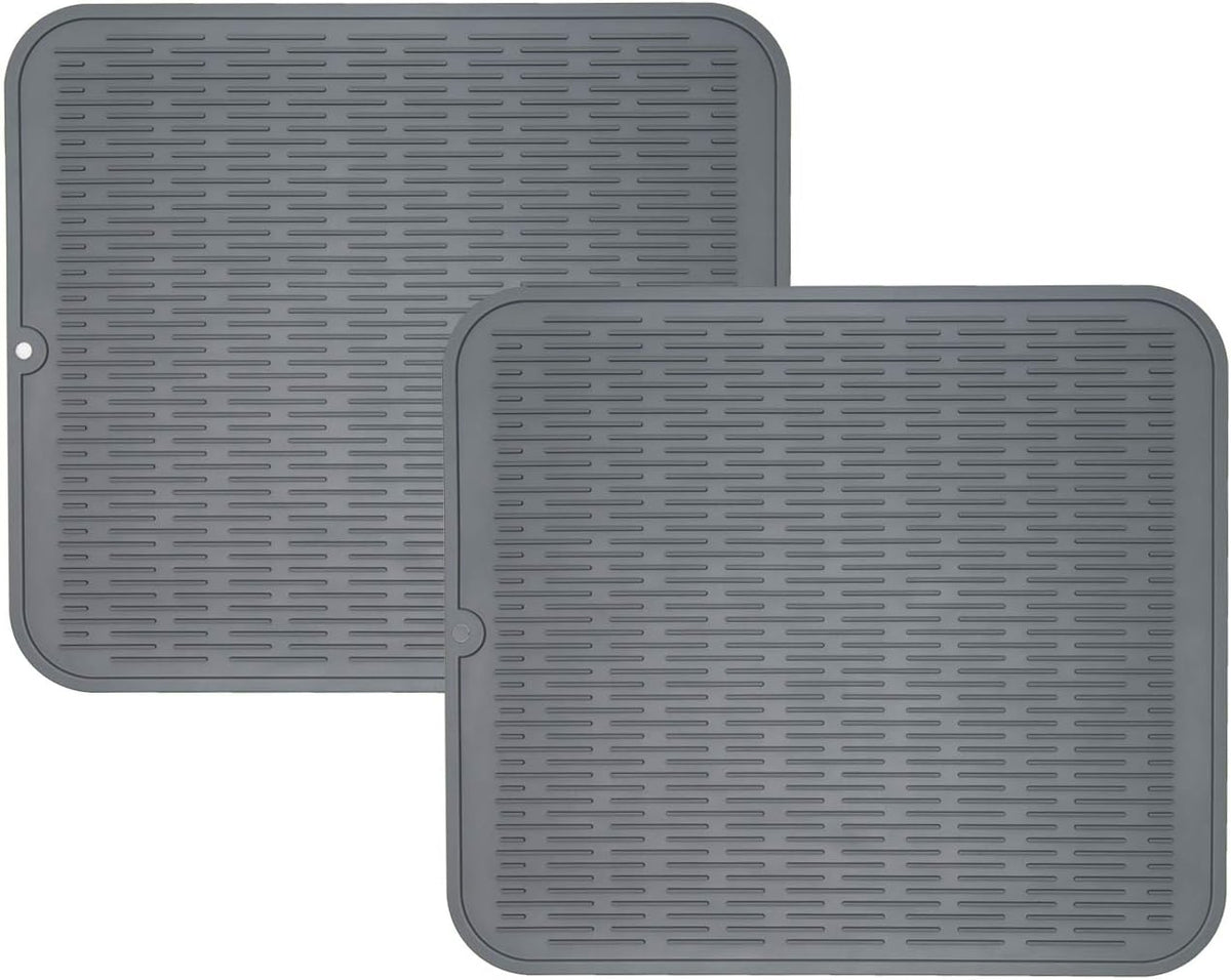 4-in-1 Silicone Mat: Air Fryer & Coffee Maker, 12"x12", Black