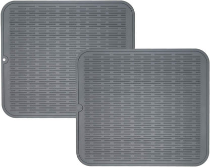4-in-1 Silicone Mat: Air Fryer & Coffee Maker, 12"x12", Black