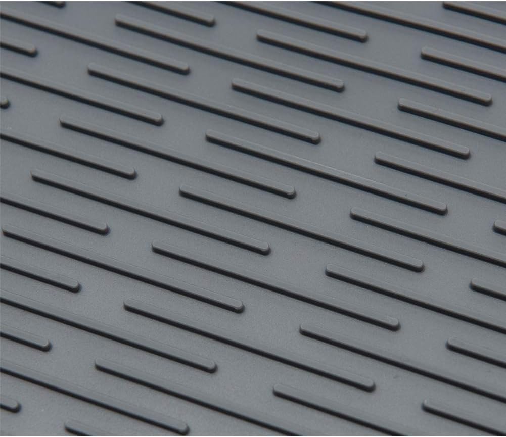 4-in-1 Silicone Mat: Air Fryer & Coffee Maker, 12"x12", Black
