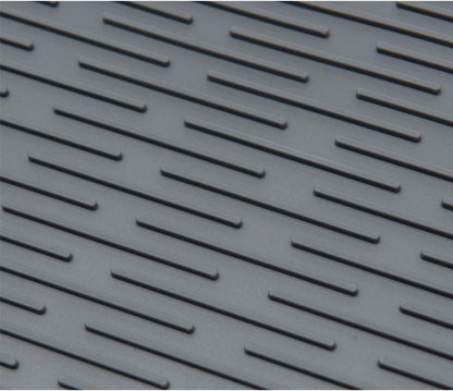 4-in-1 Silicone Mat: Air Fryer & Coffee Maker, 12"x12", Black