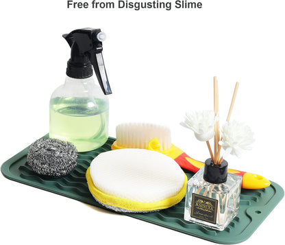 4-in-1 Silicone Mat: Air Fryer & Coffee Maker, 12"x12", Black