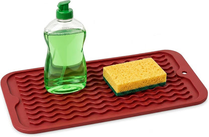 4-in-1 Silicone Mat: Air Fryer & Coffee Maker, 12"x12", Black