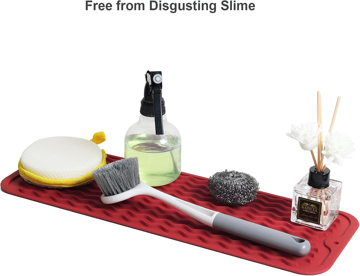 4-in-1 Silicone Mat: Air Fryer & Coffee Maker, 12"x12", Black