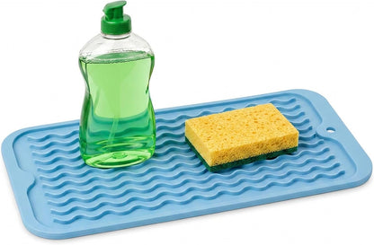4-in-1 Silicone Mat: Air Fryer & Coffee Maker, 12"x12", Black