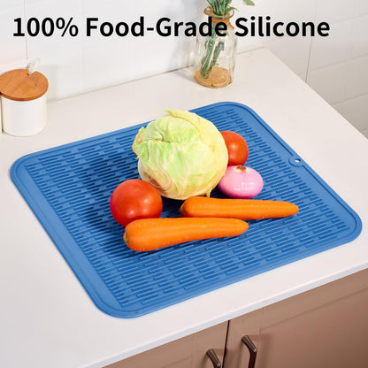 4-in-1 Silicone Mat: Air Fryer & Coffee Maker, 12"x12", Black