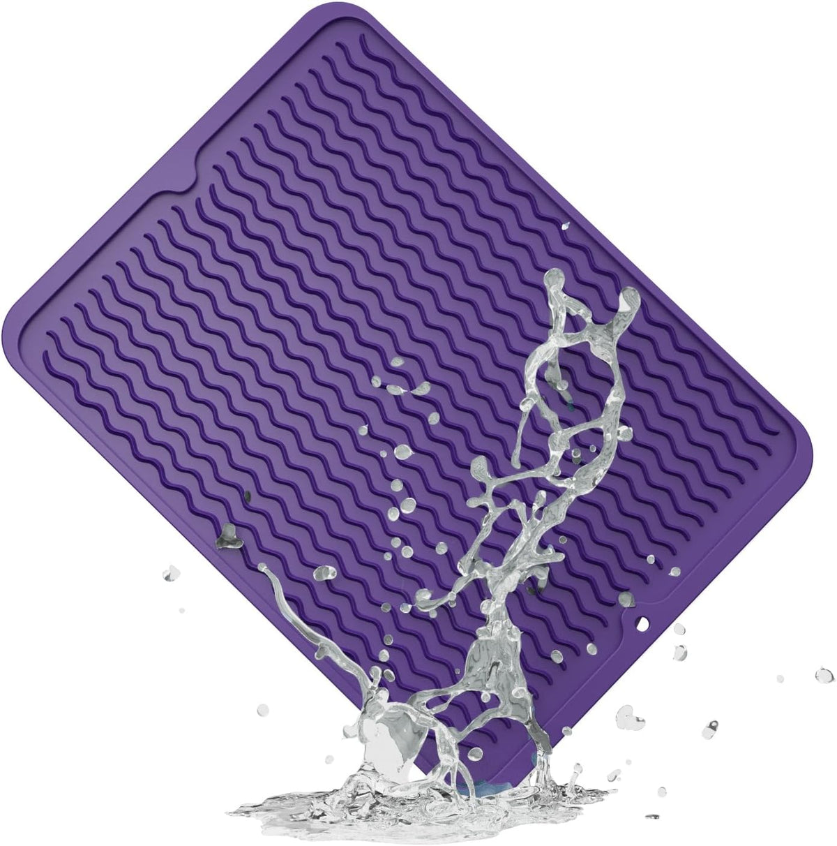 4-in-1 Silicone Mat: Air Fryer & Coffee Maker, 12"x12", Black