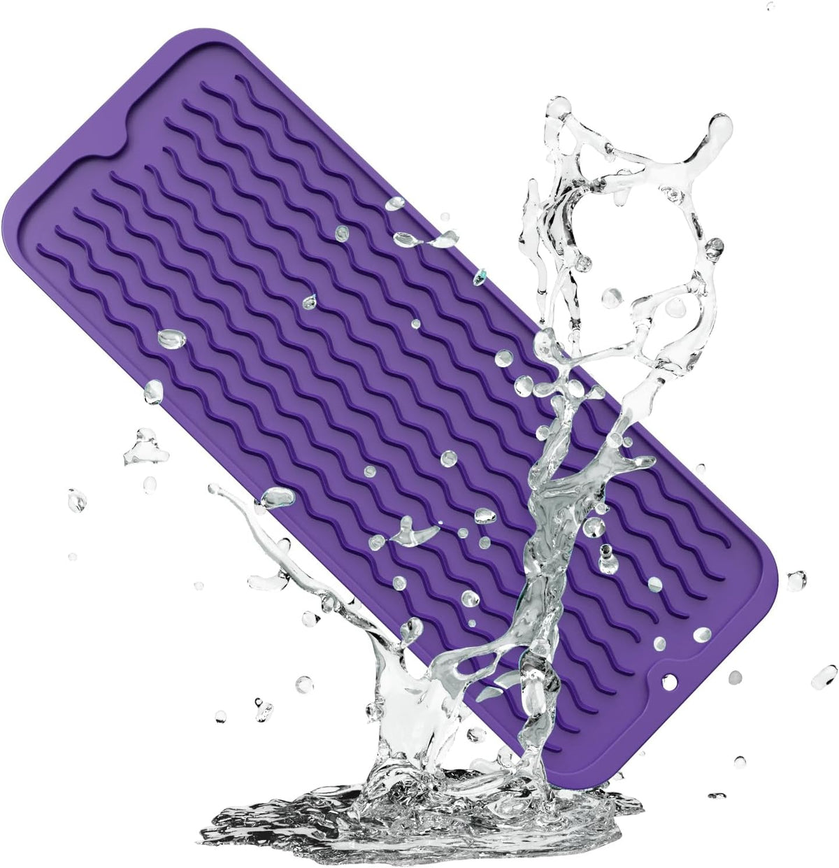 4-in-1 Silicone Mat: Air Fryer & Coffee Maker, 12"x12", Black