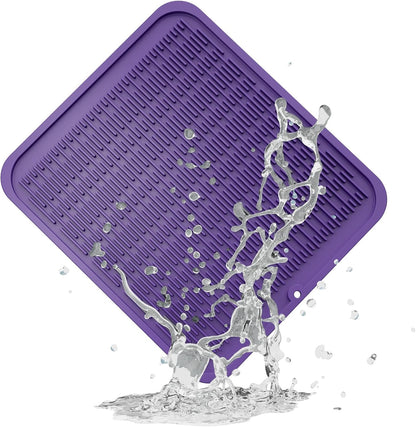 4-in-1 Silicone Mat: Air Fryer & Coffee Maker, 12"x12", Black
