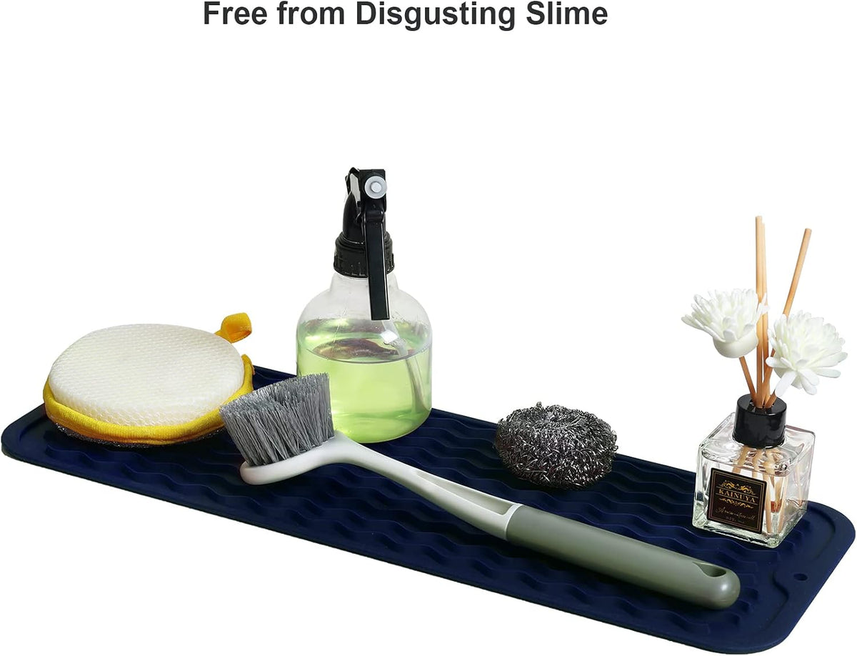 4-in-1 Silicone Mat: Air Fryer & Coffee Maker, 12"x12", Black