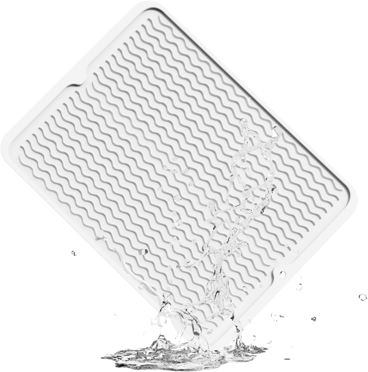 4-in-1 Silicone Mat: Air Fryer & Coffee Maker, 12"x12", Black