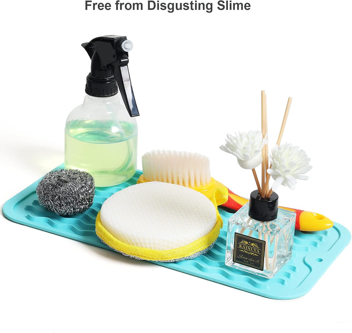 4-in-1 Silicone Mat: Air Fryer & Coffee Maker, 12"x12", Black