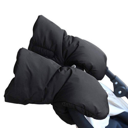 Winter Stroller Hand Muff – Warm Stroller Mittens for Handlebars, Fleece Lined Hand Warmer Muff, Water Resistant Cold Weather Stroller Gloves for Baby Strollers
