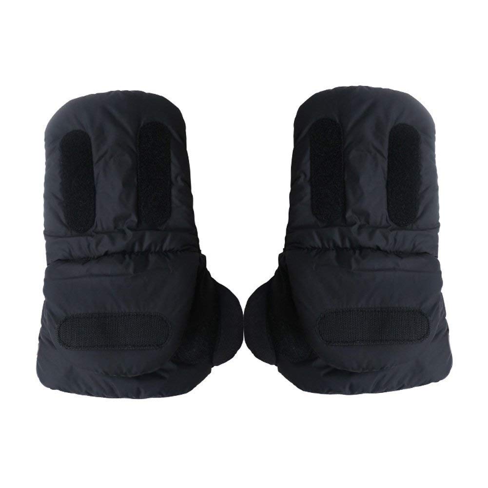 Winter Stroller Hand Muff – Warm Stroller Mittens for Handlebars, Fleece Lined Hand Warmer Muff, Water Resistant Cold Weather Stroller Gloves for Baby Strollers