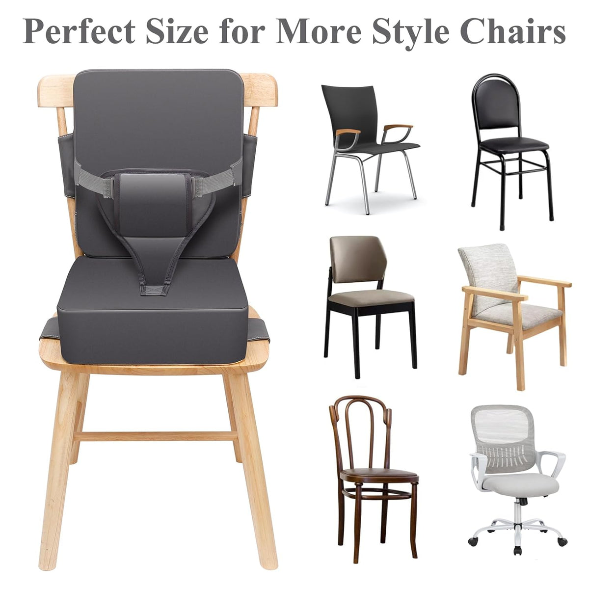 Toddler Booster Seat for Dining Table,Kitchen Chair Booster Cushion