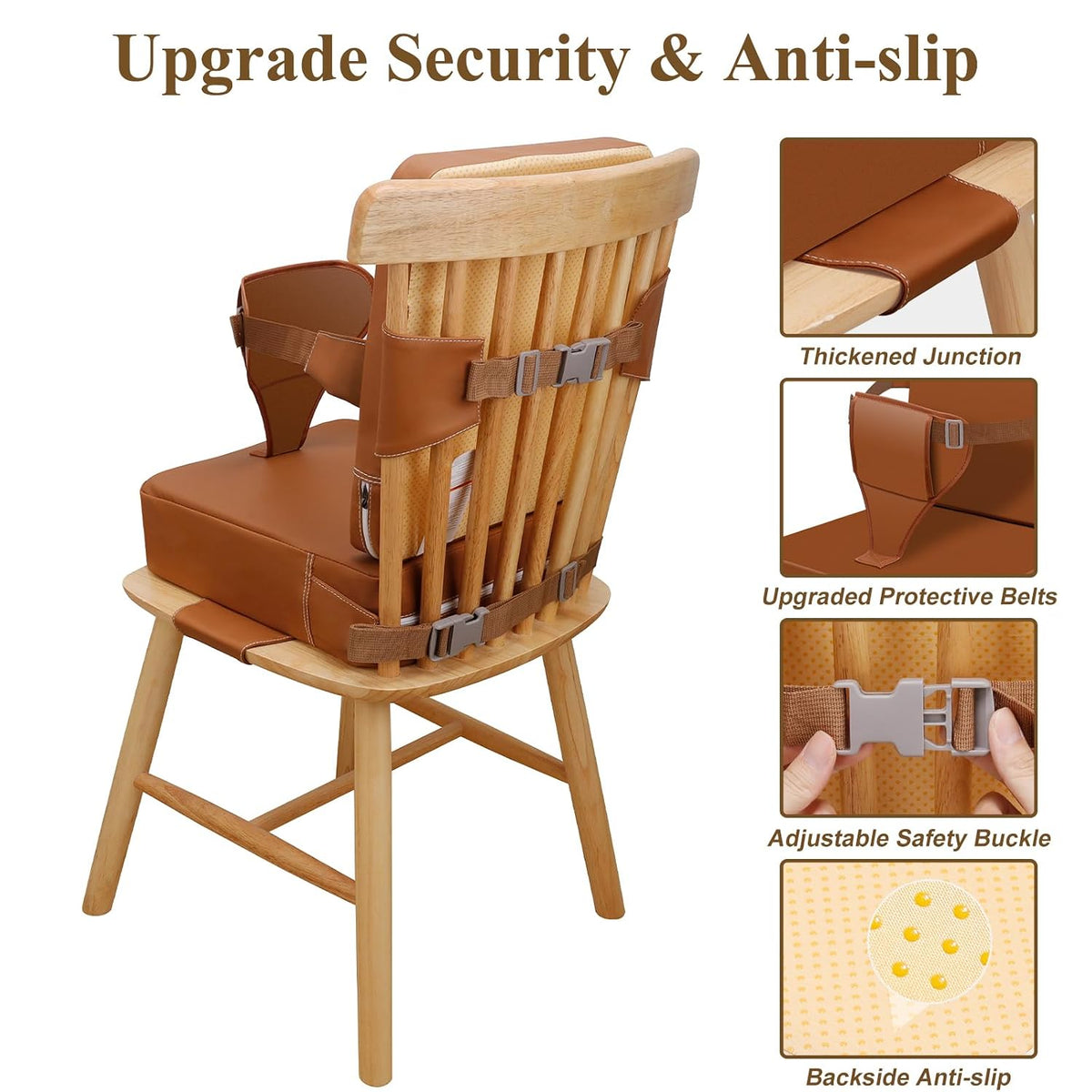 Toddler Booster Seat for Dining Table,Kitchen Chair Booster Cushion