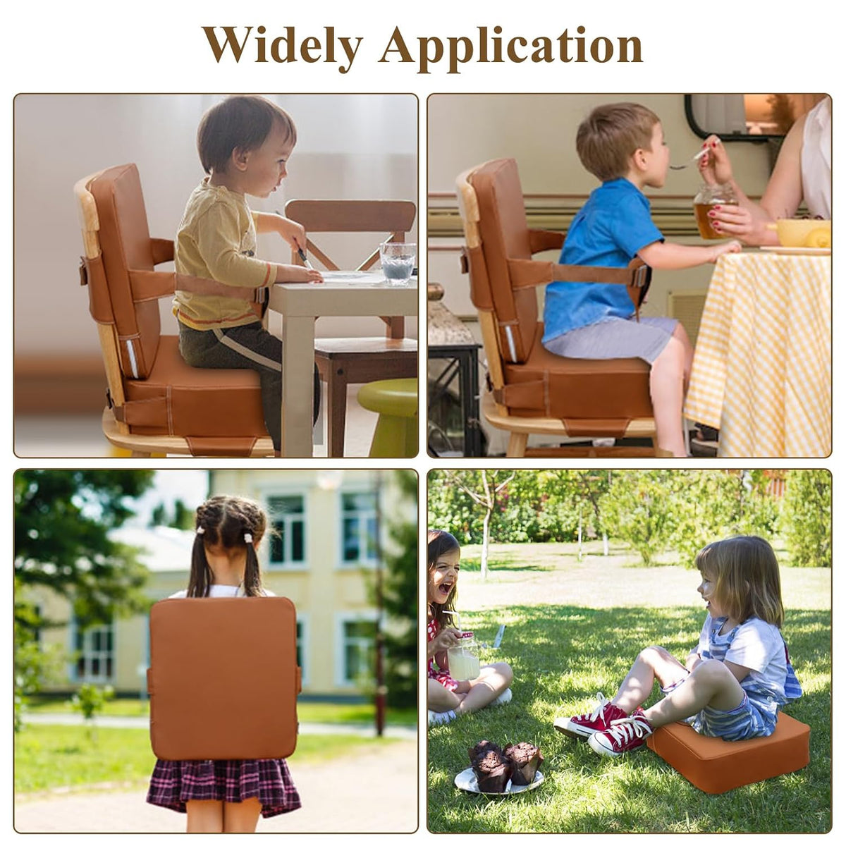 Toddler Booster Seat for Dining Table,Kitchen Chair Booster Cushion
